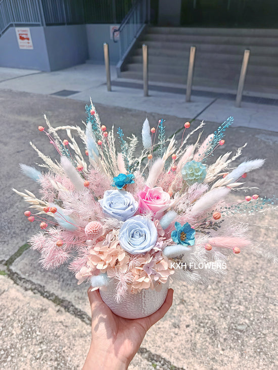 Close-up of fresh floral arrangement
