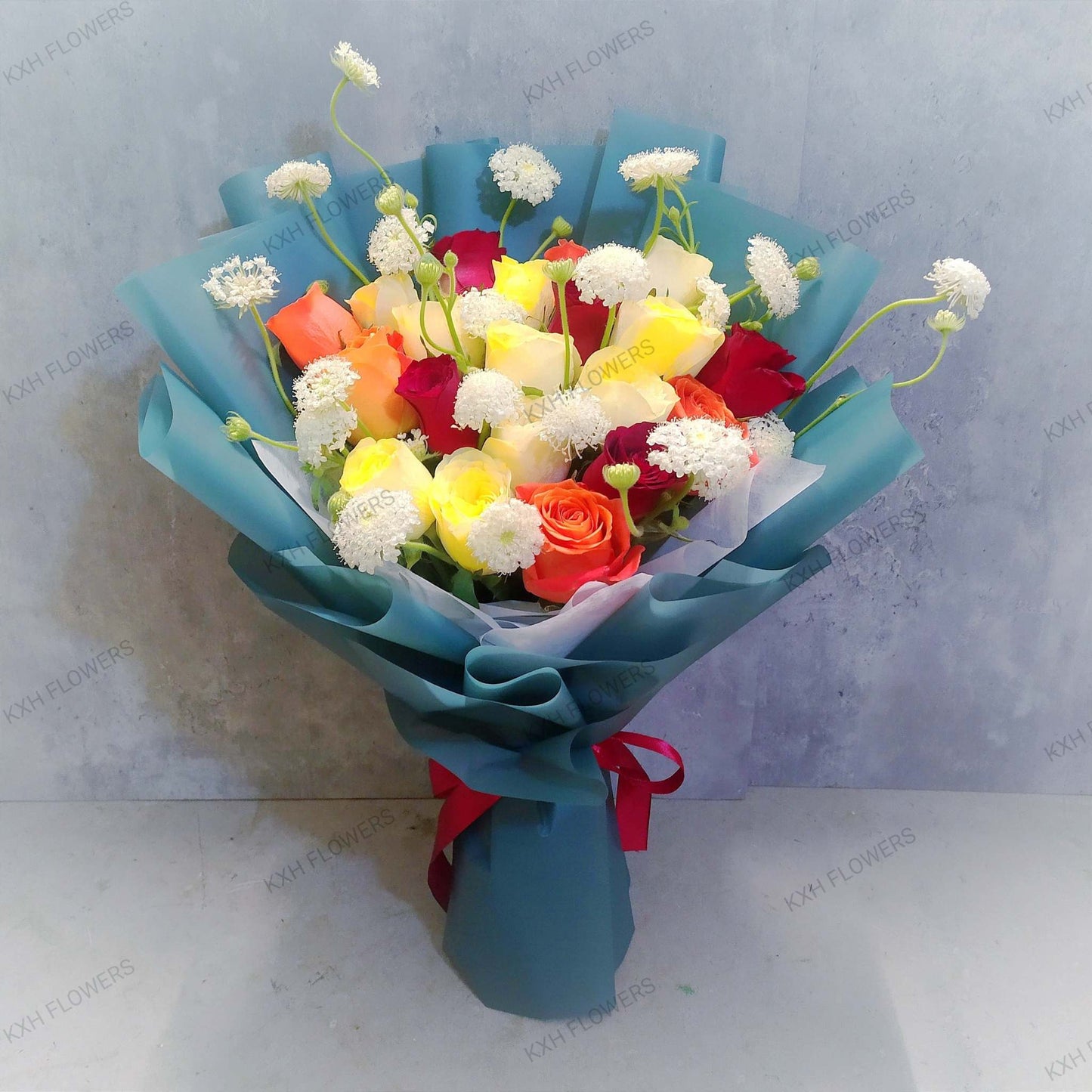 20 roses bouquet special colours singapore florist delivery