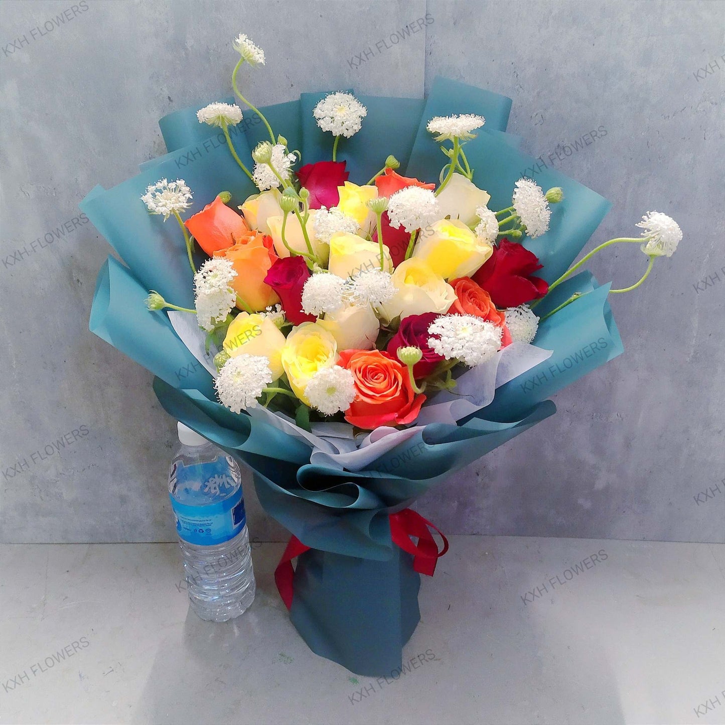 20 mixed roses bouquet kallang florist free delivery