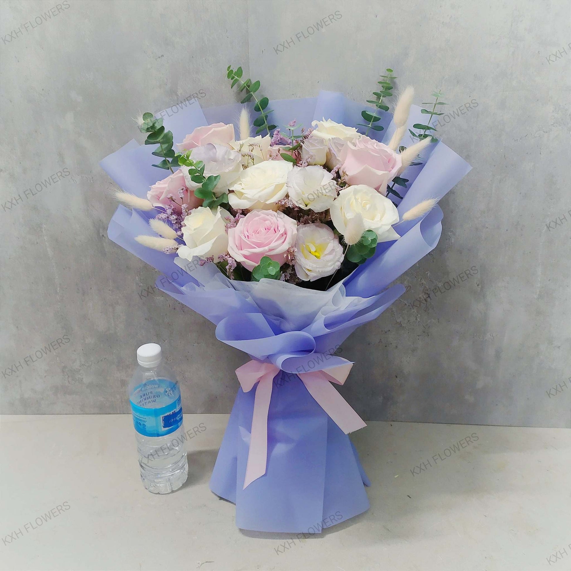 pink white and purple fresh flower bouquets singapore kallang florist