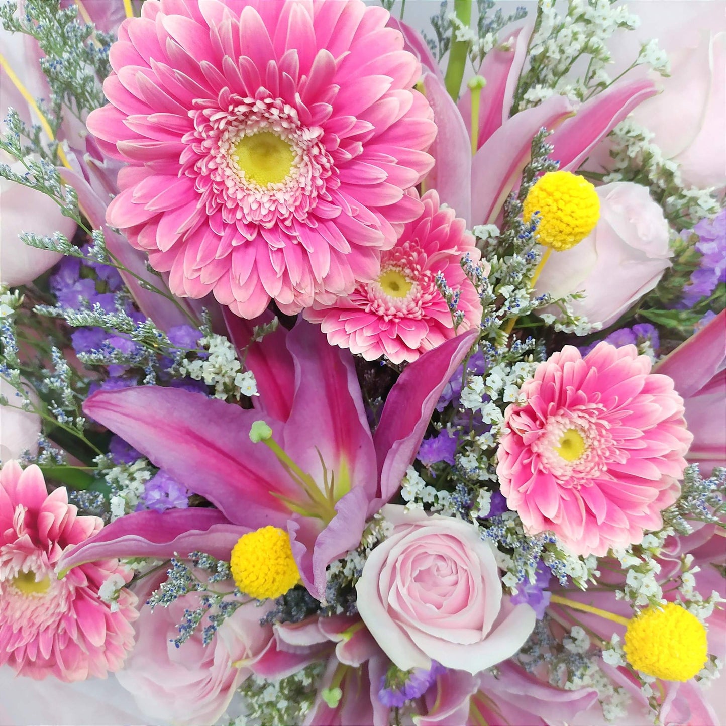 mixed gerberas roses lilies flower bouquet singapore delivery kallang florist
