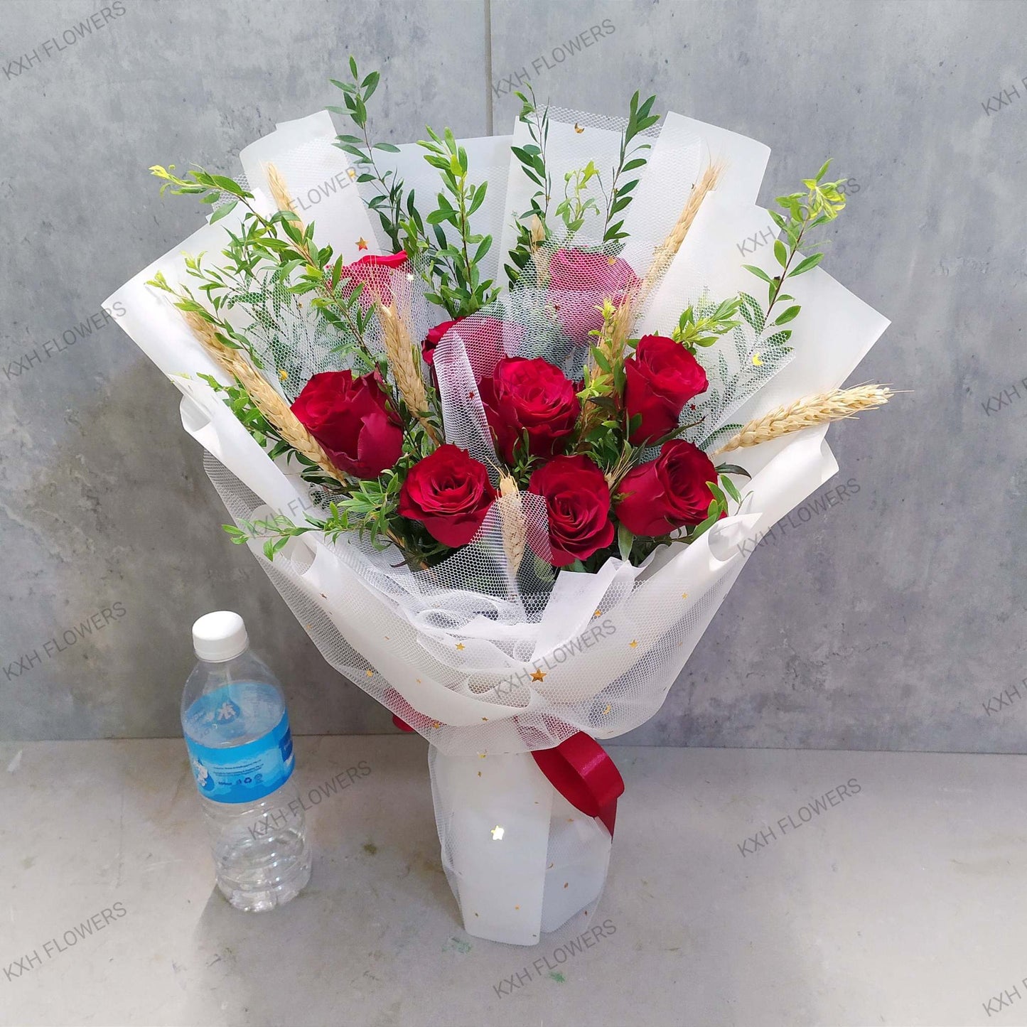 9 red roses bouquet sg online florist free delivery