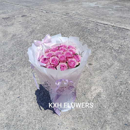 purple roses for birthday singapore flower delivery sg florist