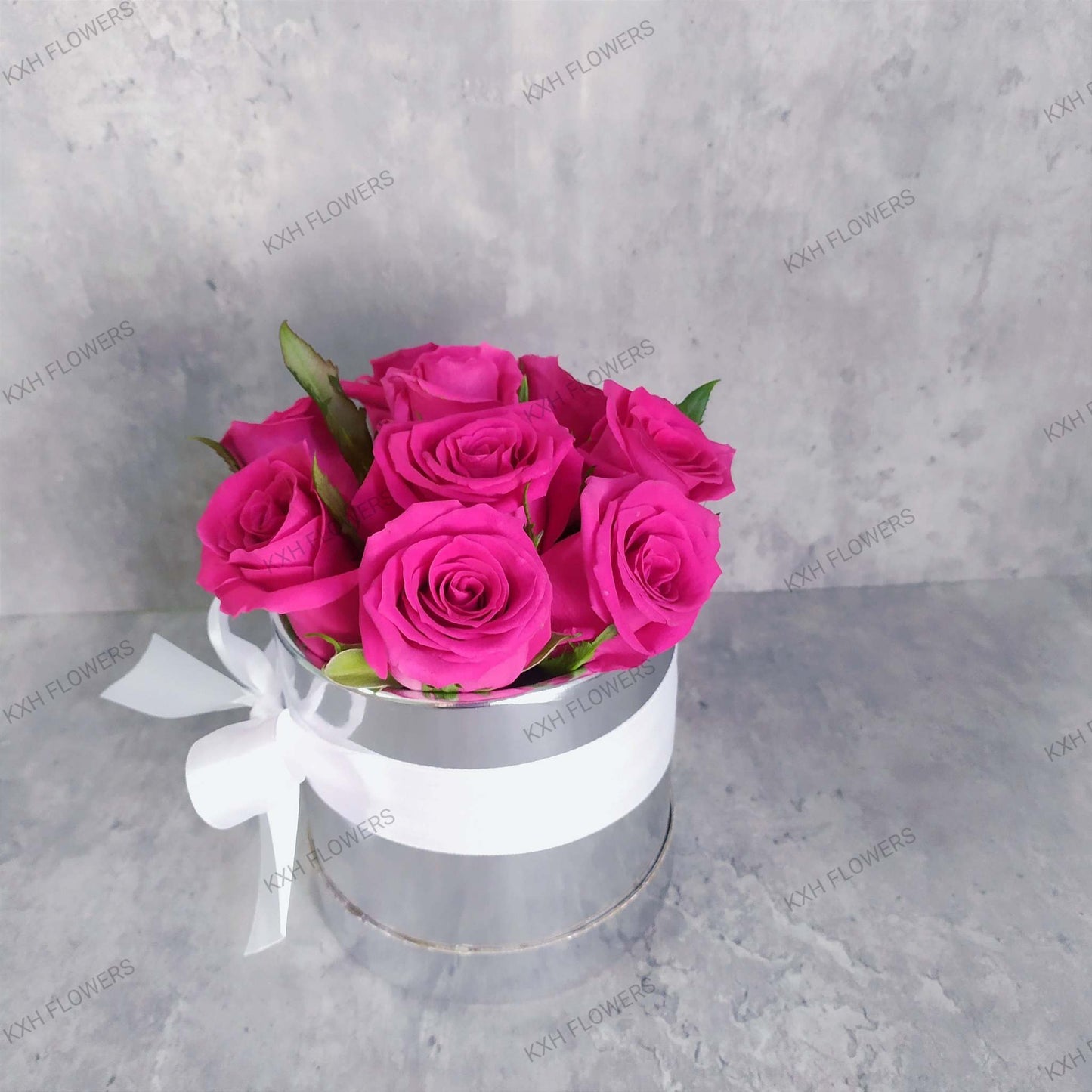 Hot Pink Roses singapore best florists with free delivery
