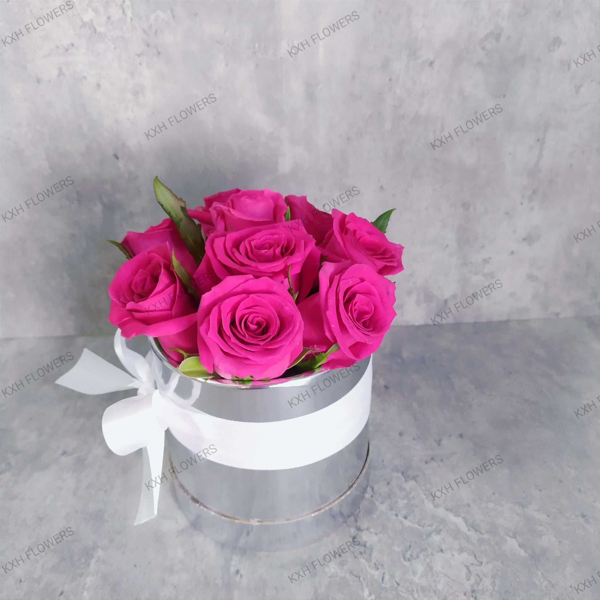 Hot Pink Roses singapore best florists with free delivery