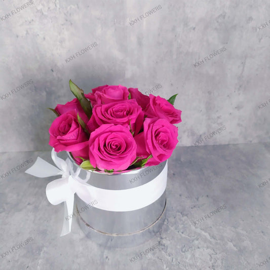 Hot Pink Roses singapore best florists with free delivery