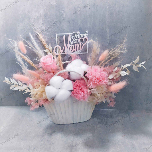 preserved carnations floral bag singapore florist free delivery