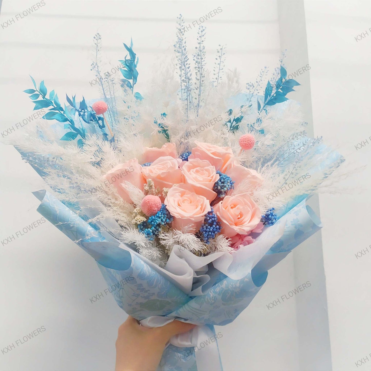 preserved roses bouquet singapore free flower delivery peach flowers