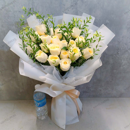 20 light yellow roses singapore