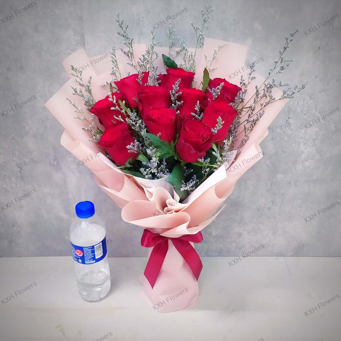 red roses bouquet for Valentine's day and anniversary Singapore florist delivery