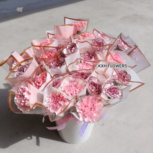 single stalk carnations mothers day singapore