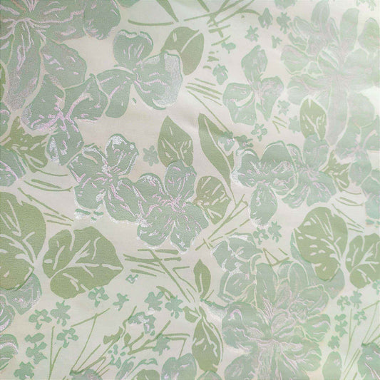 light green floral print wrapping singapore florist delivery
