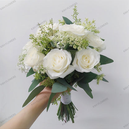 Classic Bridal Bouquet - KXH Flowers